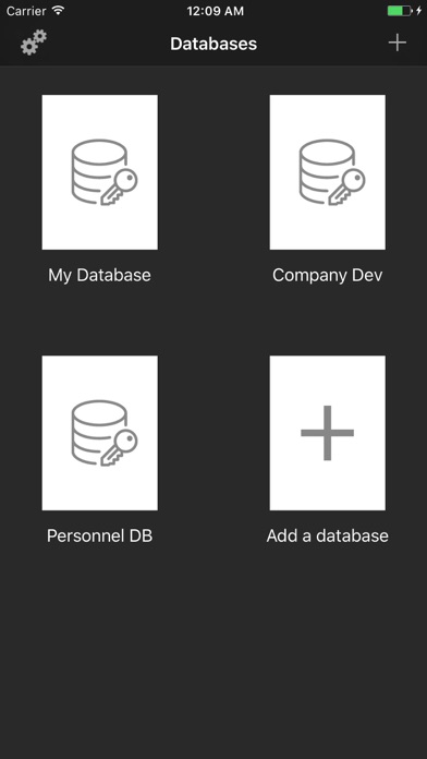 Iodine MySQL Lite Screenshot