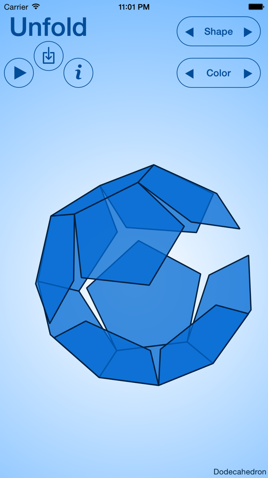 #3. Unfold (iOS) By: Paul Hangas