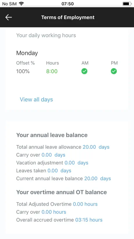 Staff Times - My Time