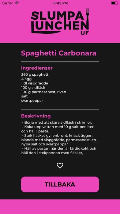 Screenshot #2 pour Slumpa Lunchen