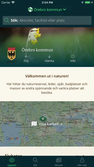 Örebros Naturkarta screenshot 1