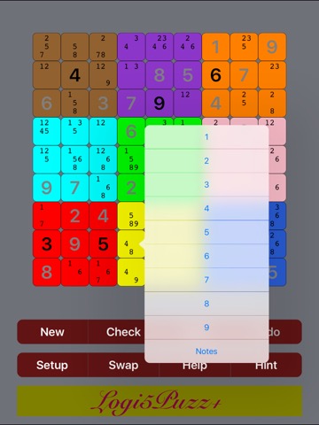 Logi5Puzz+ 3x3 to 16x16 Sudokuのおすすめ画像4