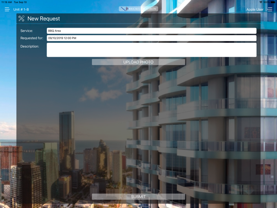 Brickell Flatiron Mobile iPad screenshot