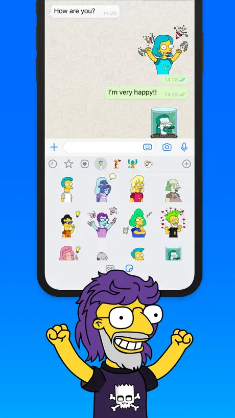 Yellow Avatar Bitmoji Creator