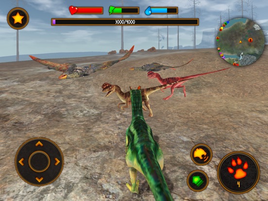 Clan Of Dilophosaurus iPad screenshot 3 - Games app