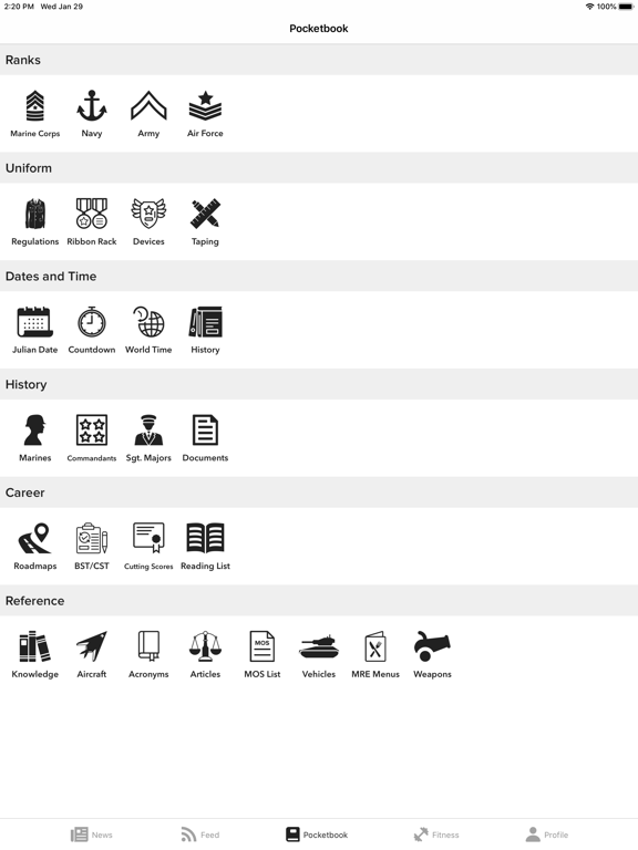 Screenshot #4 pour iCorps - Pocket Reference