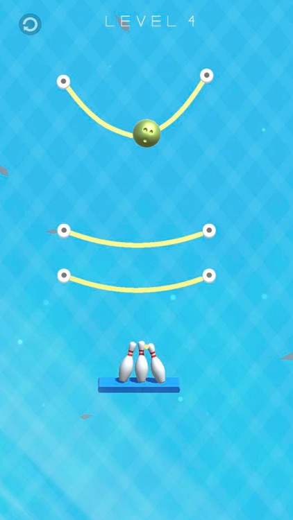 Bowling Cut Rope Puzzle screenshot-4
