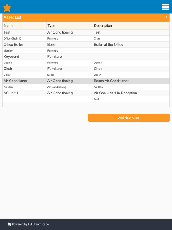 Westfield FM Helpdesk iPad screenshot