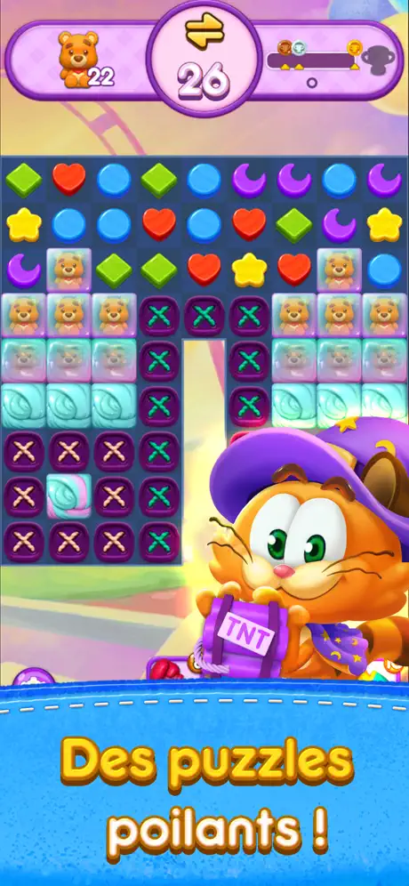 Magic Cat Match: Swipe & Blast