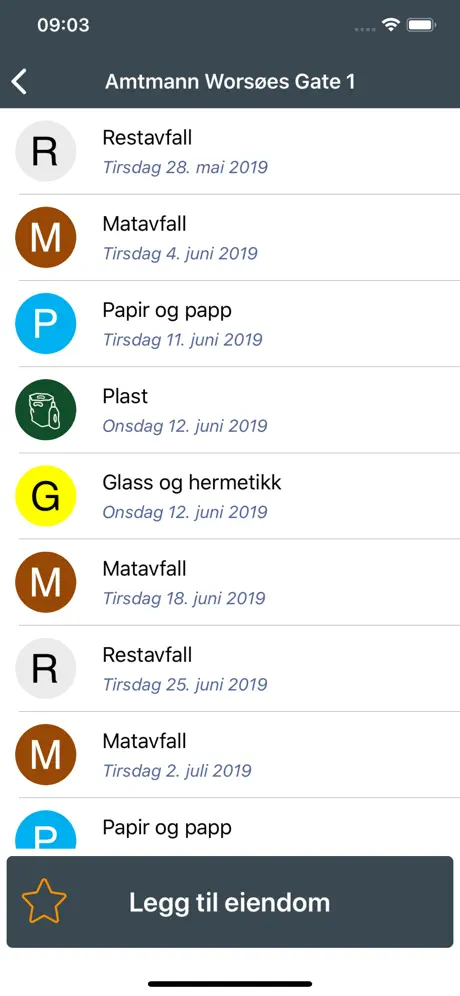 IRIS Tømmeplan