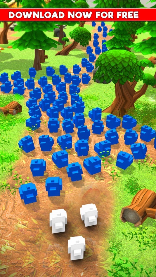#3. Escaping Crowd City - Run Rush (iOS) Podle: oleg calugher