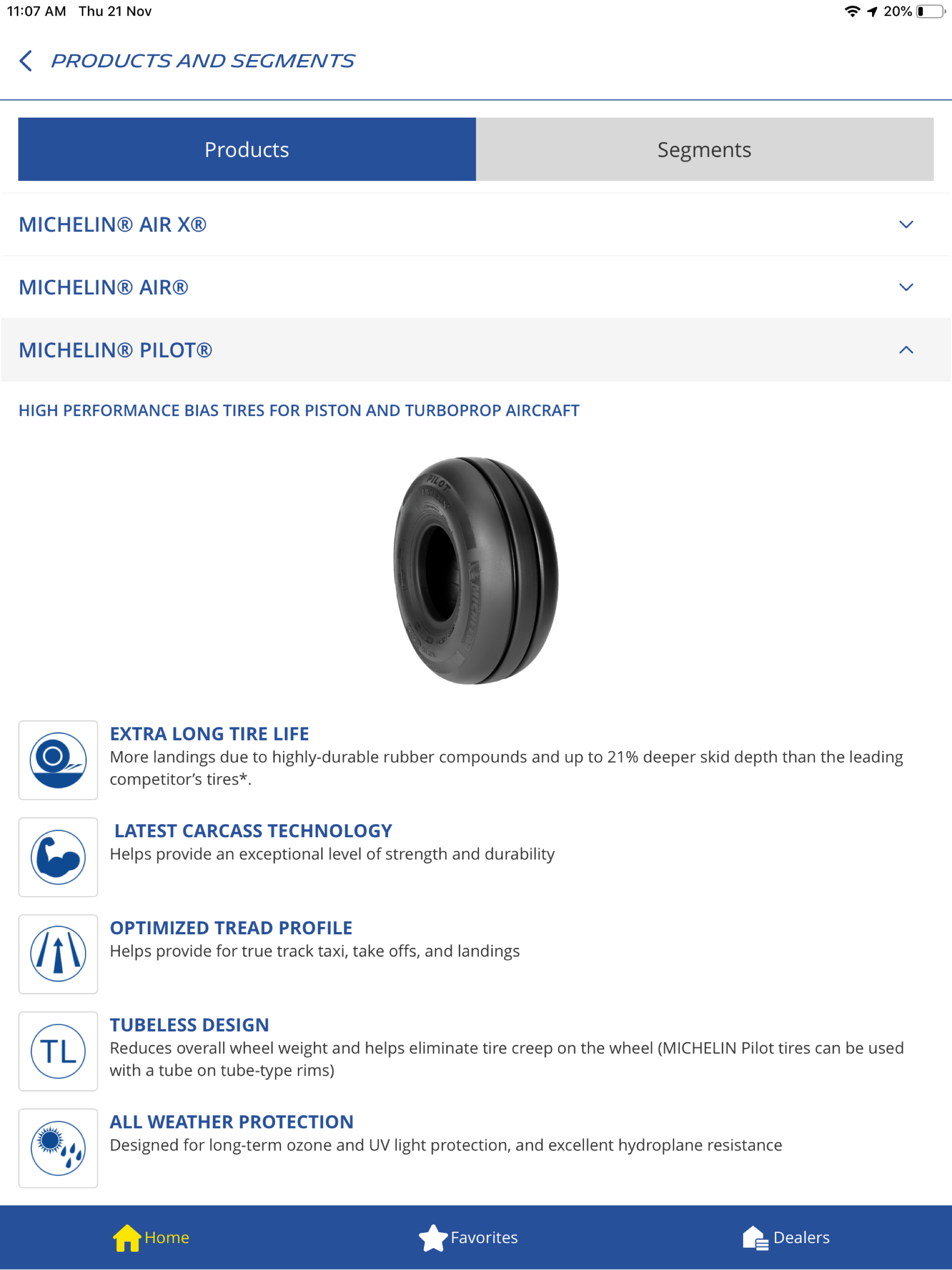 Michelin Aircraft Tire