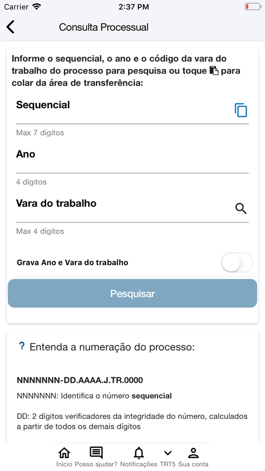 #2. JTe (iOS) 由: Tribunal Regional do Trabalho Da 5 A Regiao