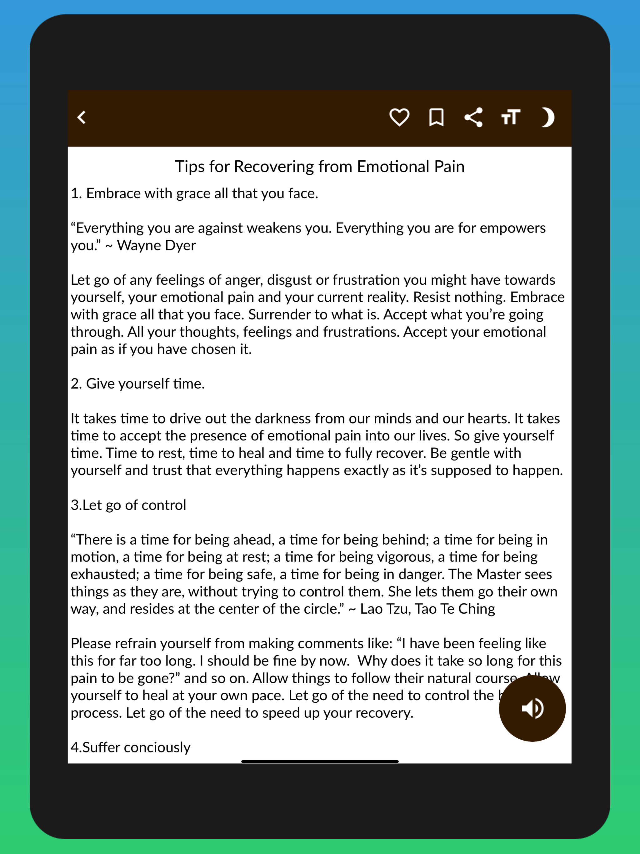 Self Healing Guide screenshot 14