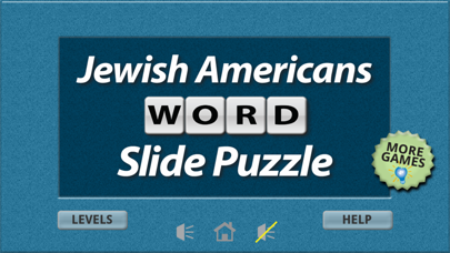 Jewish Americans Word Slide Puzzle screenshot 2