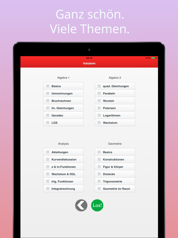Screenshot #4 pour Mathe-VollLogo – Lernsoftware