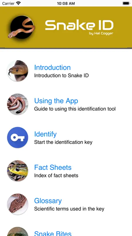 Australian Snake ID screenshot 1 of 8