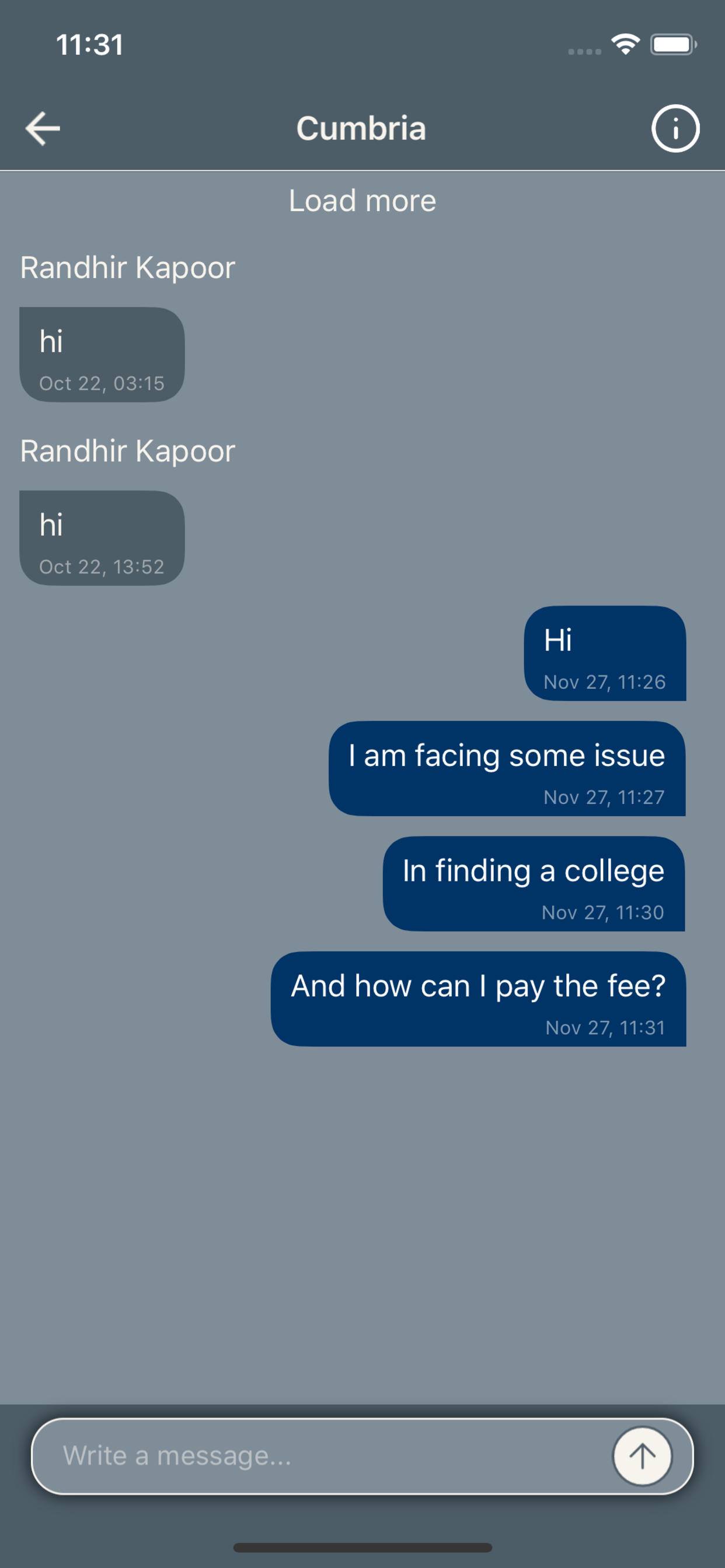 myAppCITB screenshot 4