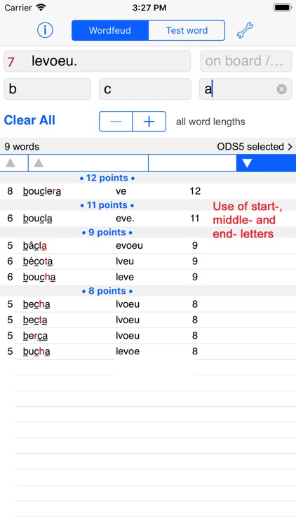 Français Words Finder/WF