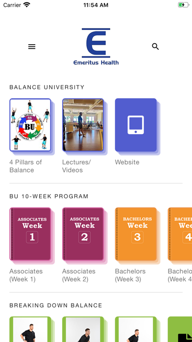 Balance University Screenshot