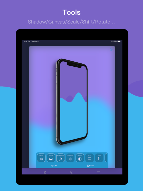 OneMockup - Make Custom Mockup iPad screenshot 7 - Utilities app