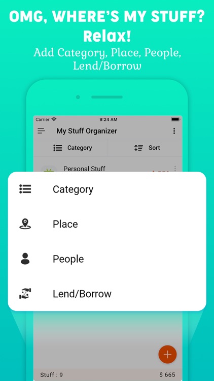 My Stuff Personal Organizer