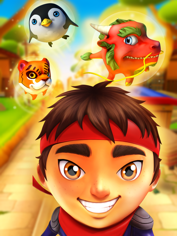 Ninja Kid Run VR: Fun Games iPad app afbeelding 2