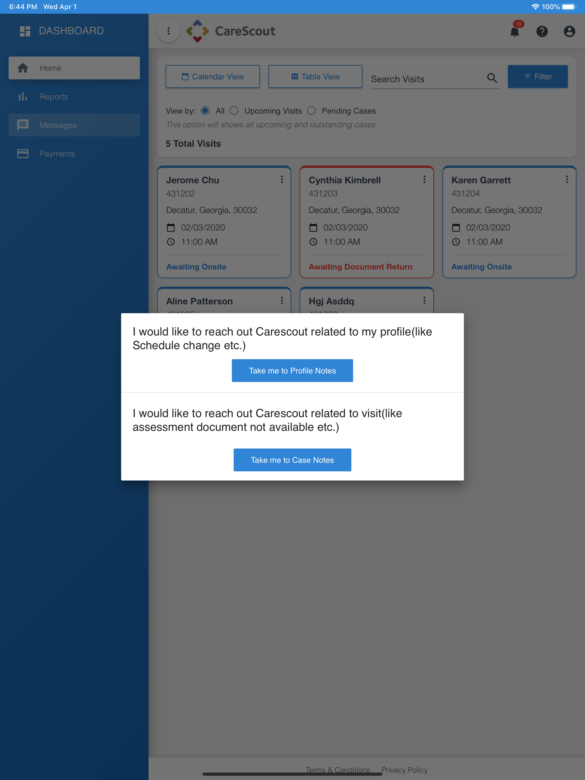 CareScout Portal