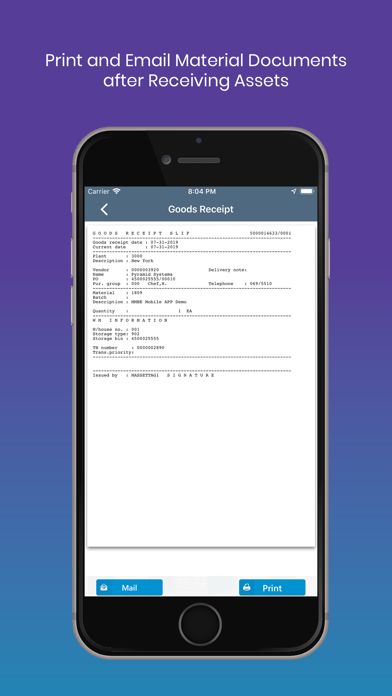 mAssetTag iPhone screenshot