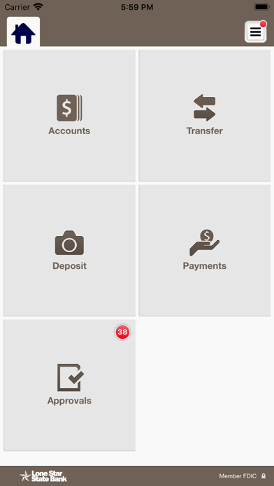 LSSB Business Mobile Banking Screenshot