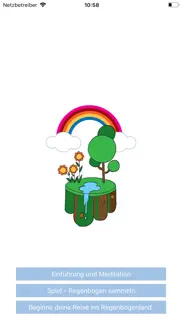 das regenbogenland -meditation iphone bildschirmfoto 1