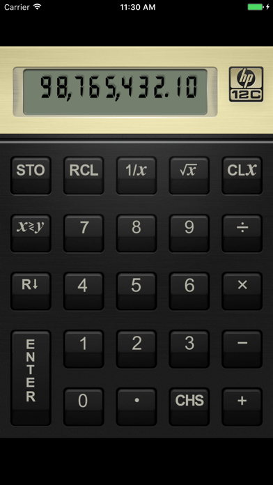 HP 12C Financial Calculator Screenshot