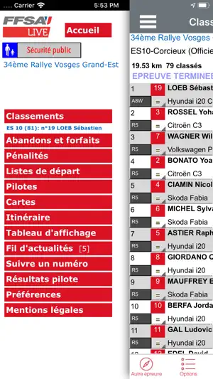 FFSA Live screenshot 1