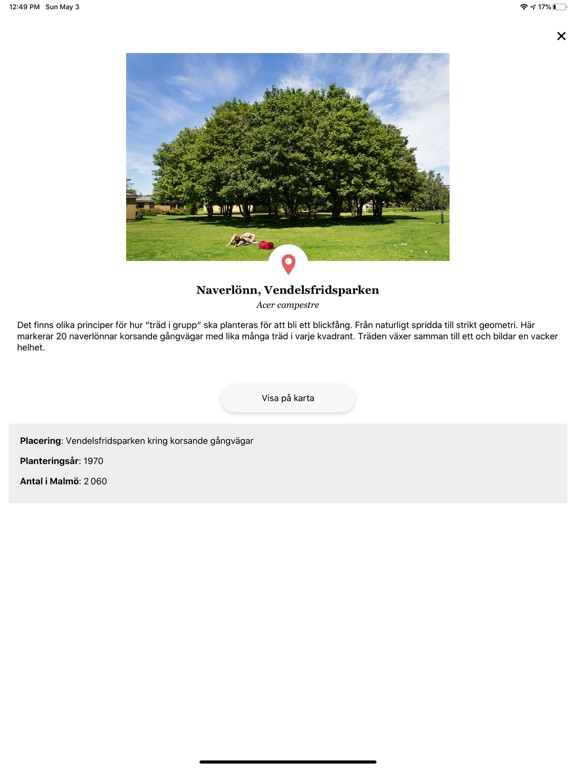 Screenshot #6 pour Träd i Malmö