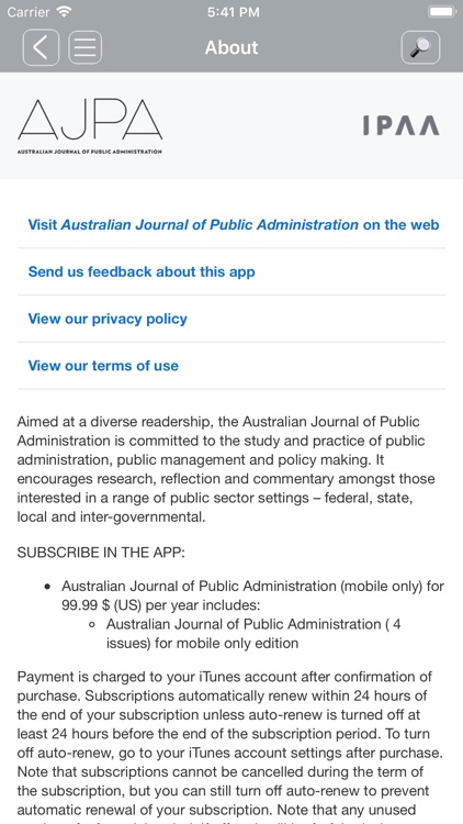 Aus Public Administration Jnl