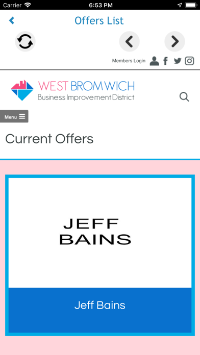 Screenshot #3 pour West Bromwich BID Card