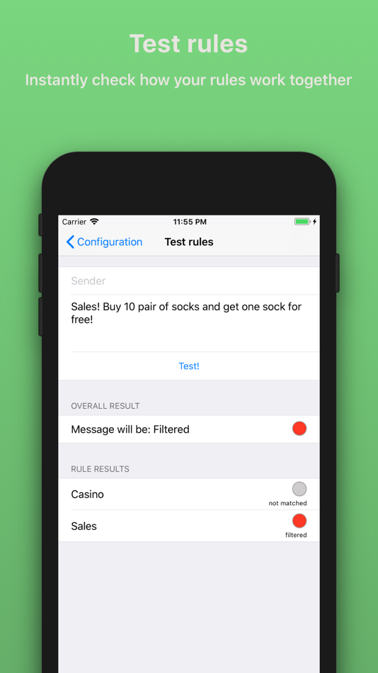 #3. SMS Filter (iOS) 由: Iurii Mozharovskyi