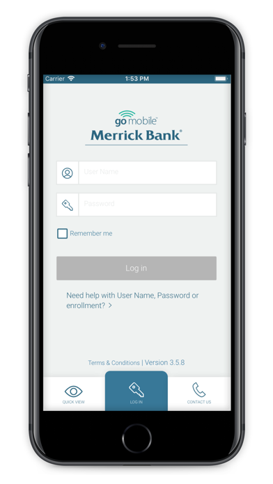 Merrick Bank Mobile Screenshot