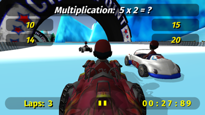 Screenshot #1 pour Math Racing 2 Pro