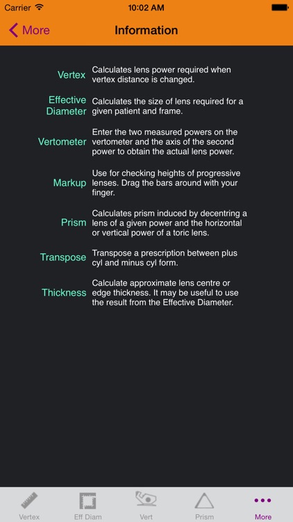 Lens Calc - Optical Dispensing