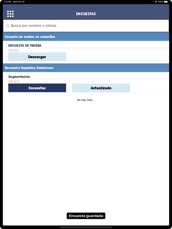Screenshot #5 pour EncuestApp