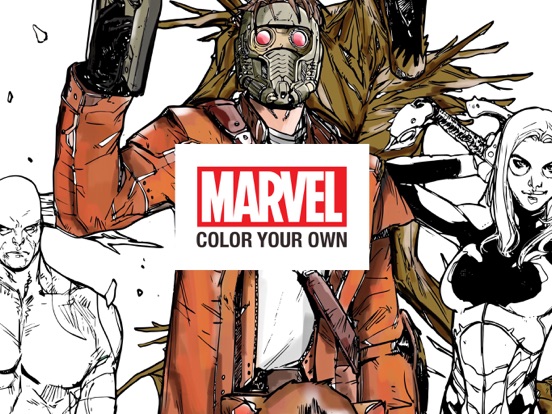 Marvel: Color Your Own iPad app afbeelding 5