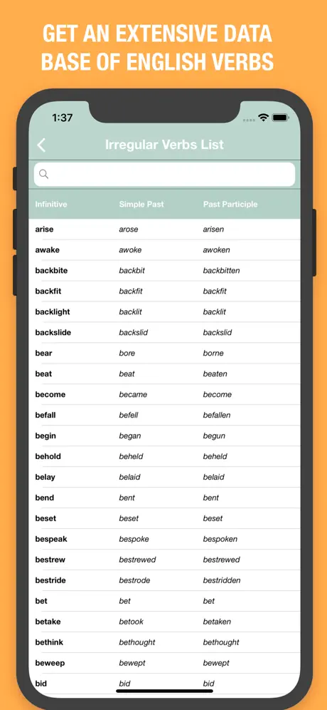 English Verbs Quiz