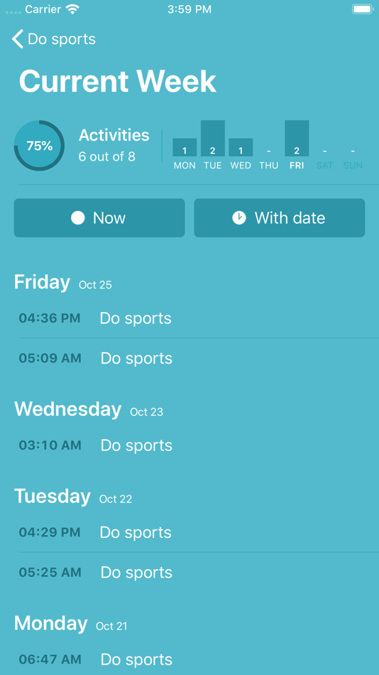 #9. Weekly - Track frequent tasks (iOS) 由: Simon Nickel