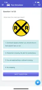 Maryland MVA Permit Test screenshot #7 for iPhone