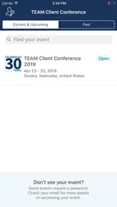 TEAM Client Conference screenshot #5 for iPhone