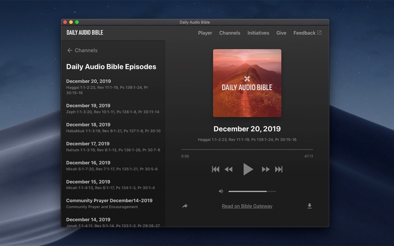 Screenshot #2 pour Daily Audio Bible