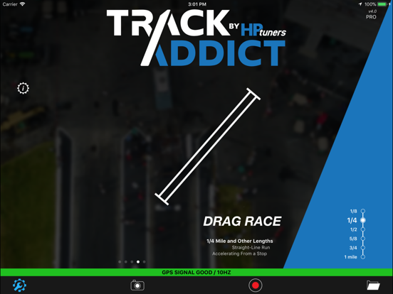 TrackAddict Pro iPad app afbeelding 6