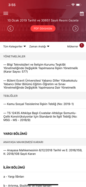 T.C. Resmi Gazete(圖2)-速報App