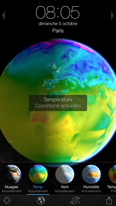 Screenshot #2 pour Living Earth - Clock & Weather